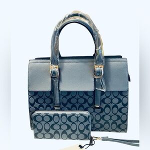 Classic Fashion Handbag and Wallet Set